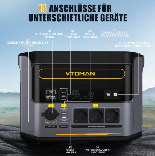 Зарядна станція Vtoman FlashSpeed 1000 - 11