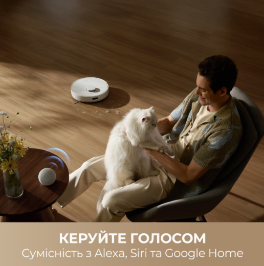 Робот-пилосос з вологим прибиранням Dreame F10 White (RLF11SA) - 6