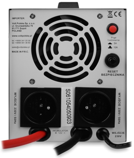 Линейно-интерактивный ИБП Volt Polska SINUS PRO 500E 12V 300/500W (3SP050012E) - 4