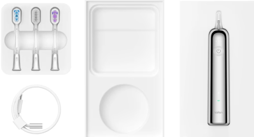 Зубная щетка электрическая Laifen Wave, стальной корпус 1TB91-S-EU-SS-002 - 3