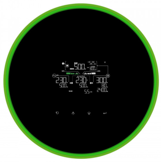 Автономний сонячний інвертор (off-grid) PowerWalker Solar Inverter 5600 LGT OFG (10120228) - 3