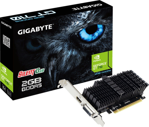 Видеокарта Gigabyte GeForce GT 710 2GB GDDR5 64bit - 1