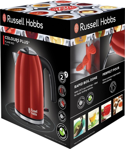 Электрочайник Russell Hobbs Colours Plus Flame Red 20412-70 - 5