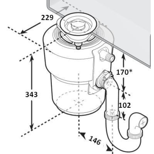 Подрібнювач відходів для кухні IN-SINK-ERATOR MODEL EVOLUTION 200 - 2