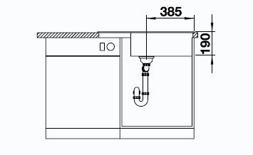 Кухонная мойка BLANCO ZIA XL 6 S Compact 523264 - 7