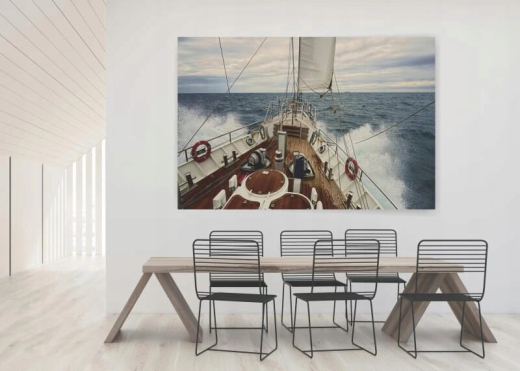 Картина на стекле Signal Yacht 80x120 - 2