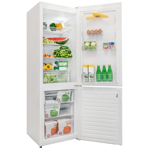 Холодильник з морозильною камерою Kernau KFRC 17153.1IX - 4