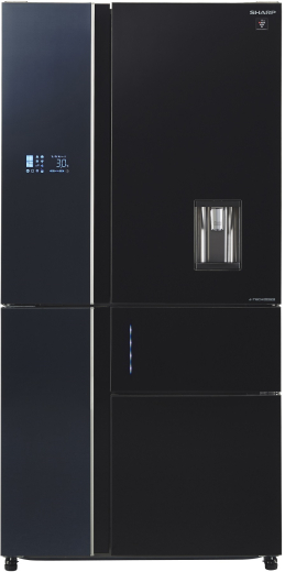 Холодильник із морозильною камерою Sharp SJ-WX830ABK - 2