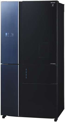 Холодильник із морозильною камерою Sharp SJ-WX830ABK - 7