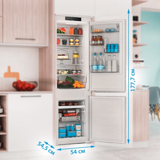 Холодильник с морозильной камерой Indesit INC18T311 - 11