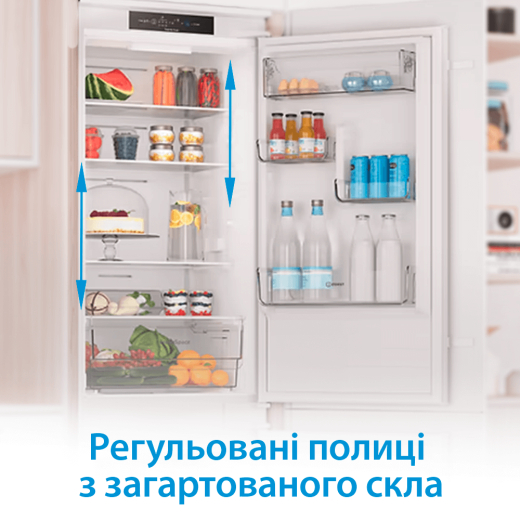 Холодильник с морозильной камерой Indesit INC18T311 - 13