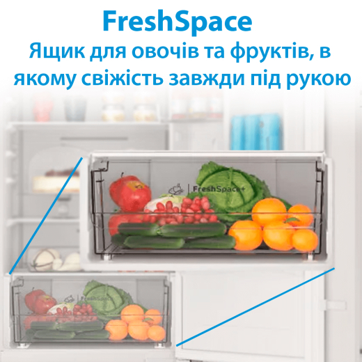Холодильник с морозильной камерой Indesit INC18T311 - 15