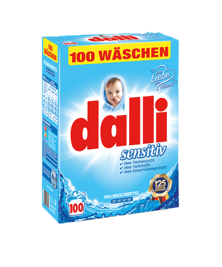 Порошок стиральный Dalli Sensitive 6,5kg 100 стирок - 1
