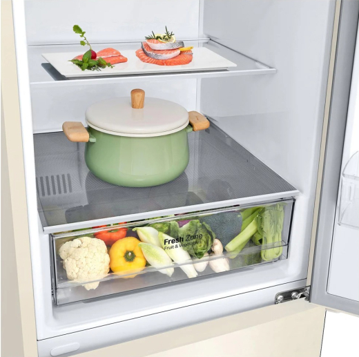 Холодильник із морозильною камерою LG GA-B459CEWM - 6