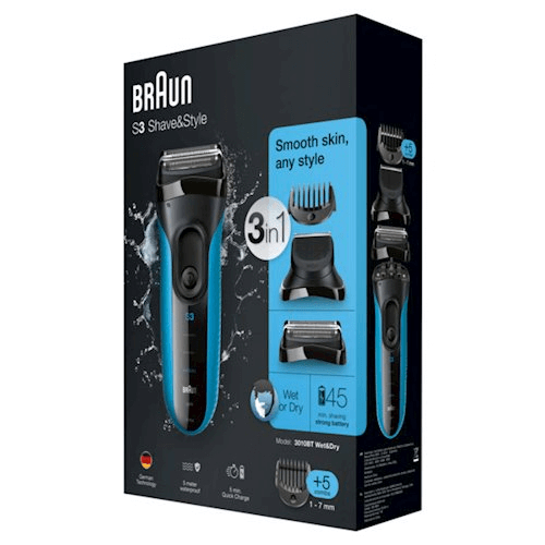 Электробритва мужская Braun Series 3 Shave&Style 3010BT - 4