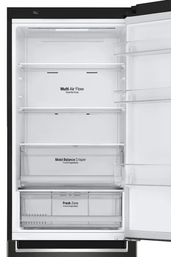 Холодильник із морозильною камерою LG GBB61BLHMN - 12
