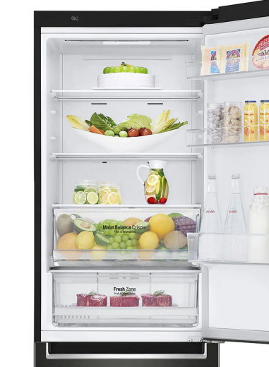 Холодильник із морозильною камерою LG GBB61BLHMN - 9