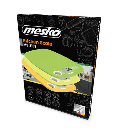Весы кухонные Mesko MS 3159 yellow - 7