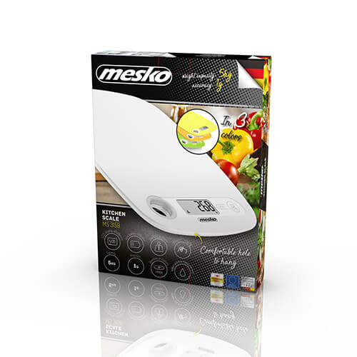 Весы кухонные Mesko MS 3159 white - 5