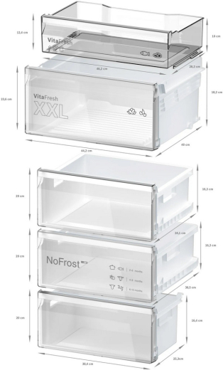 Холодильник Bosch KGN392WDF - 9