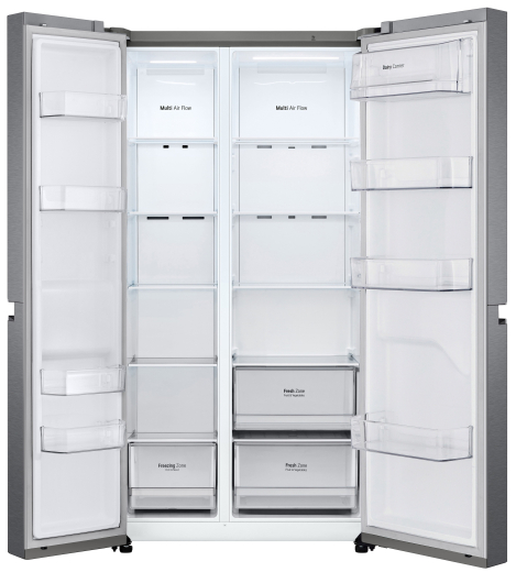 Холодильник з морозильною камерою LG GC-B257JLYV - 5