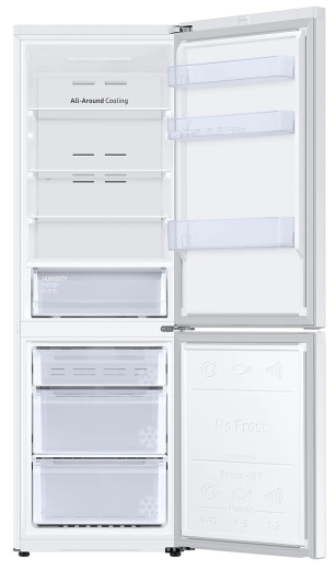 Холодильник з морозильною камерою Samsung RB34T600FWW - 4