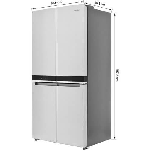 Холодильник із морозильною камерою SBS Whirlpool WQ9E1L - 16