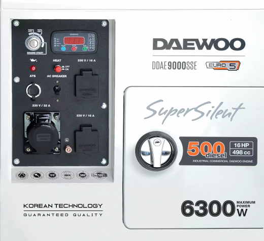 Дизельний генератор DAEWOO DDAE 9000SSE - 1
