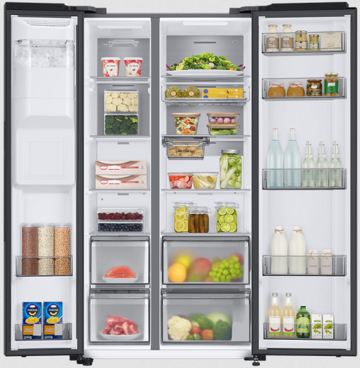 Холодильник з морозильною камерою Samsung RS68CG885EB1 - 4