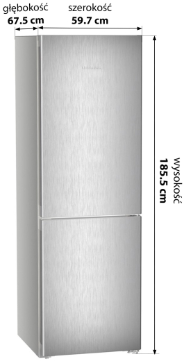 Холодильник із морозильною камерою LIEBHERR KGNsfd 52Z03 - 11