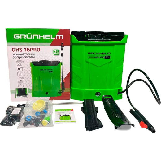 Акумуляторний (електричний) обприскувач Grunhelm GHS-16PRO (133070) - 5