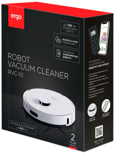 Робот-пылесос Ergo RVC-10 - 11