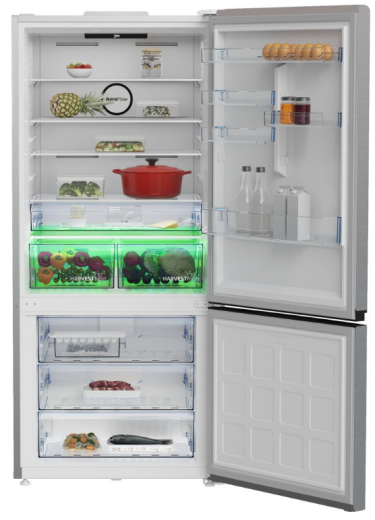 Холодильник із морозильною камерою Beko RCNE730E40SXP - 3