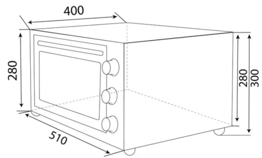 Електрична піч VENTOLUX VERONIKA 36 (GRS) - 3