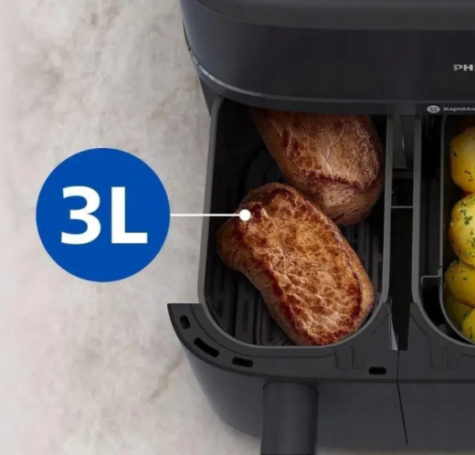 Фритюрница PHILIPS Series 5000 Dual Basket NA550/00 - 5