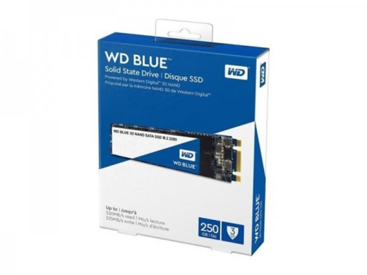 SSD накопитель WD SSD Blue M.2 250 GB (S250G2B0B) - 3