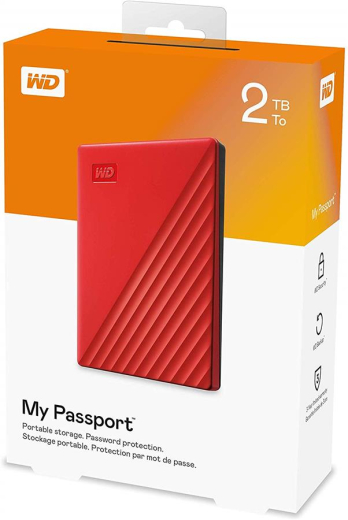 Жесткий диск WD My Passport 2 TB Red (WDBYVG0020BRD-WESN) - 5