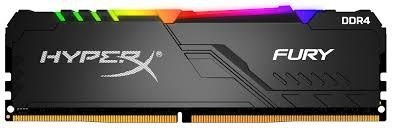 Память HyperX 16 GB (2x8GB) DDR4 3466 MHz Fury RGB Black (HX434C16FB3AK2/16) - 1