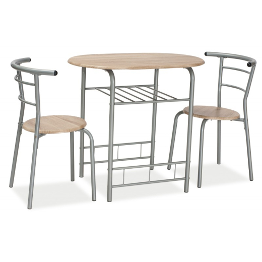 Комплект (нескладний стіл + стільці) Signal Gabo (стіл + 2 стільці) - 1
