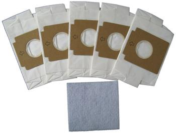 5 паперових мішків та фільтр (PBU95/110) Gorenje - 1