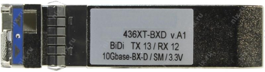 SFP+Трансивер 436XT-BXD/40KM 1x10GBaseLR SM WDM 40km, LC (436XT-BXD/40KM) - 1