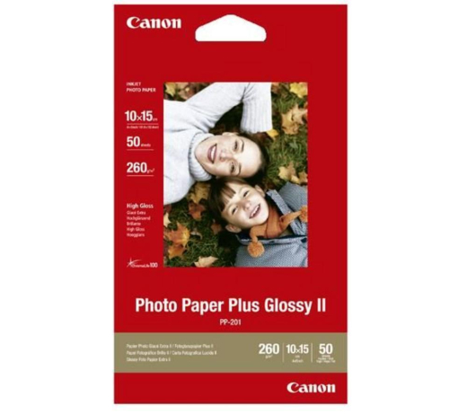 Папір Canon 4"x6" Photo Paper Glossy PP-201, 50л - 1