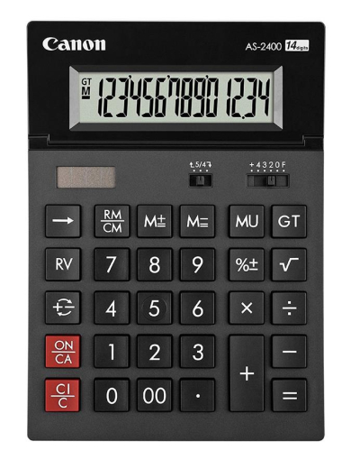 Калькулятор Canon AS-2400 Black - 1