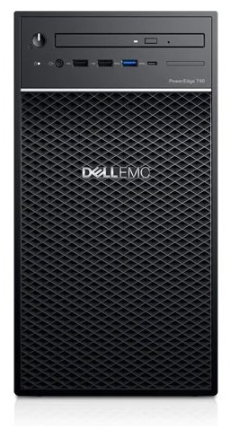 Сервер Dell EMC T40, Xeon E-2224G 4C 3.5GHz, 8GB UDIMM, 1x1TB SATA, DVD-RW, 1Yr, Twr - 1