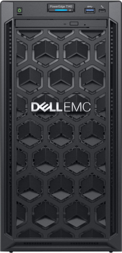 Сервер Dell EMC T140 Xeon E-2134, 1x16GB, 2x2TB NLSAS, HBA330 4x3.5", DVD-RW, iDRAC9 Bas, 3Y, Twr - 1