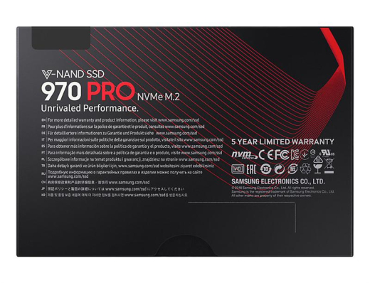SSD накопитель Samsung 970 PRO 512 GB (MZ-V7P512BW) - 5