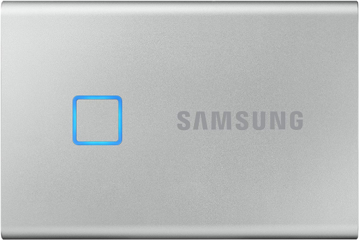 SSD накопичувач Samsung T7 Touch 1TB Silver (MU-PC1T0S/WW) - 1