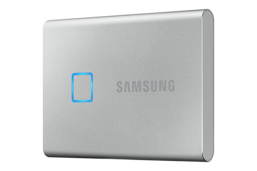 SSD накопитель Samsung T7 Touch 1 TB Silver (MU-PC1T0S/WW) - 2