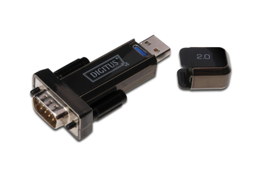 Адаптер DIGITUS USB 2.0 to RS232, black - 1
