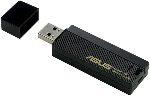 WiFi-адаптер ASUS USB-N13 802.11n, 2.4 ГГц, N300, USB 2.0 - 1